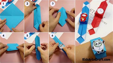 Simple Origami Paper Watch Easy Craft At Home